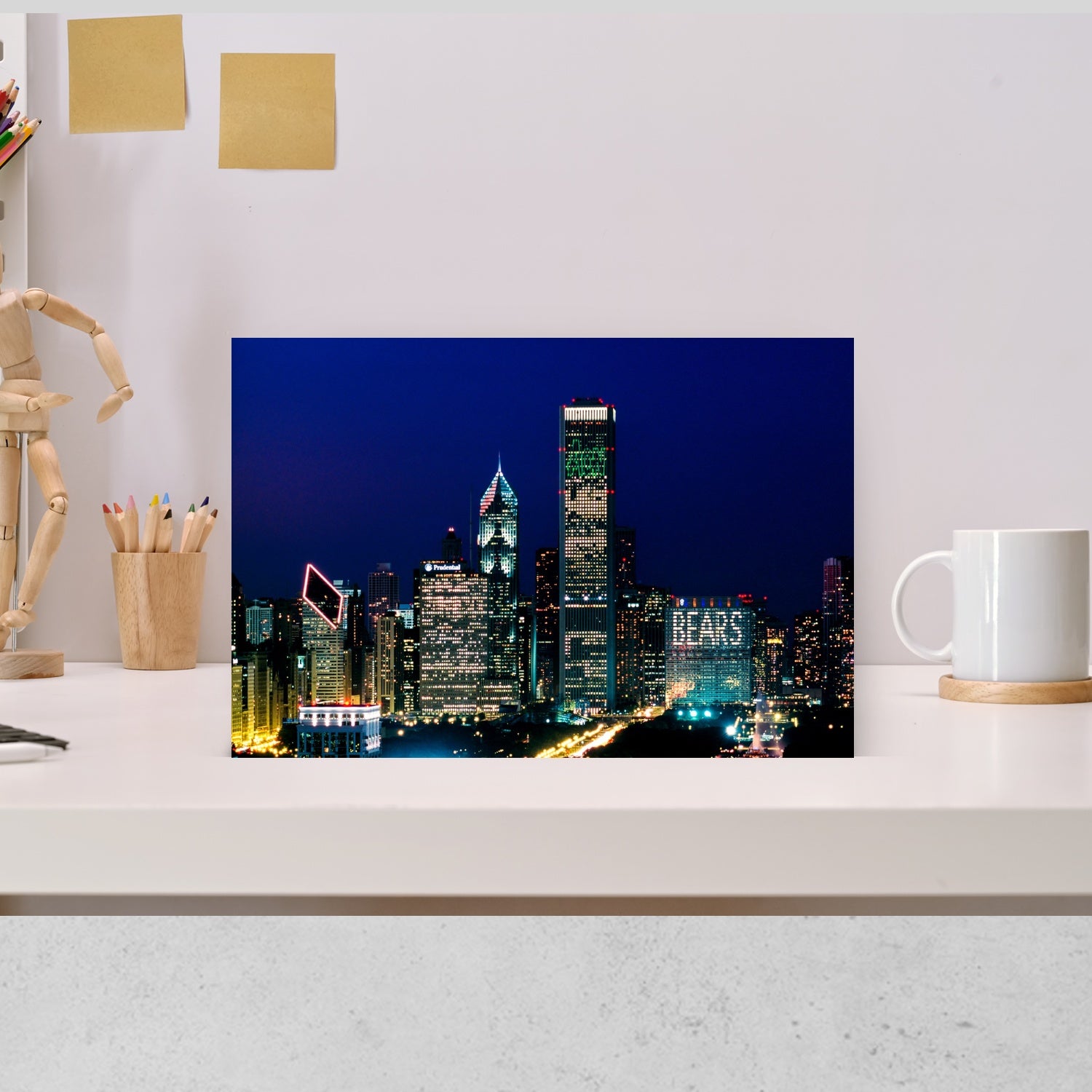 Chicago Sports Skyscraper Lights