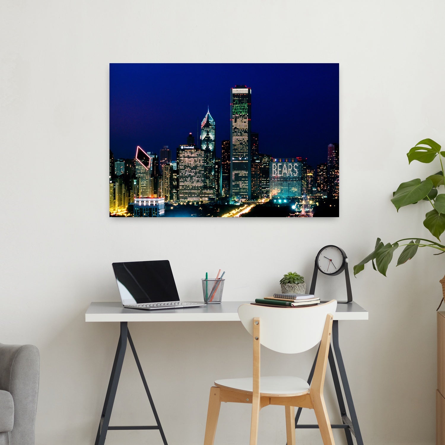 Chicago Sports Skyscraper Lights