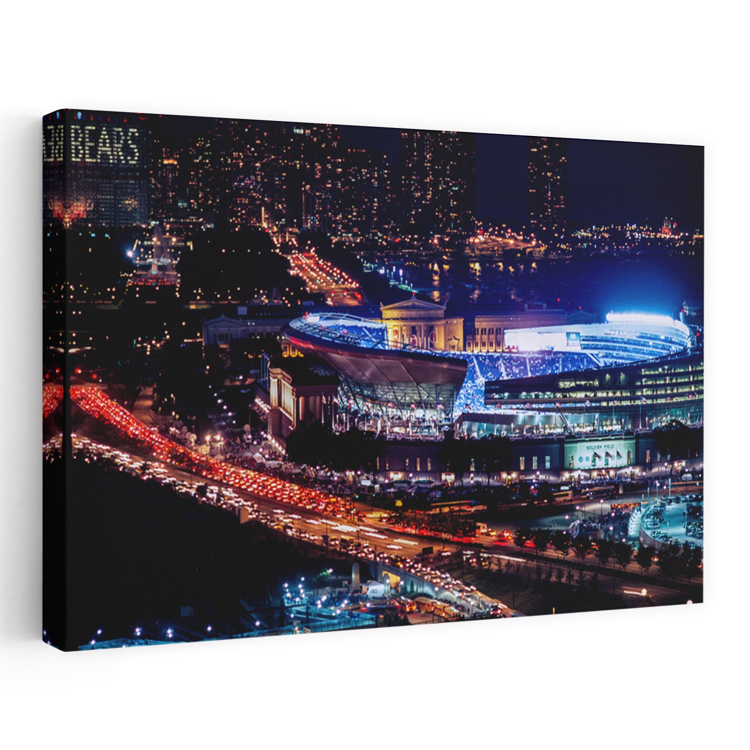 Chicago Sports Soldier Field at Night