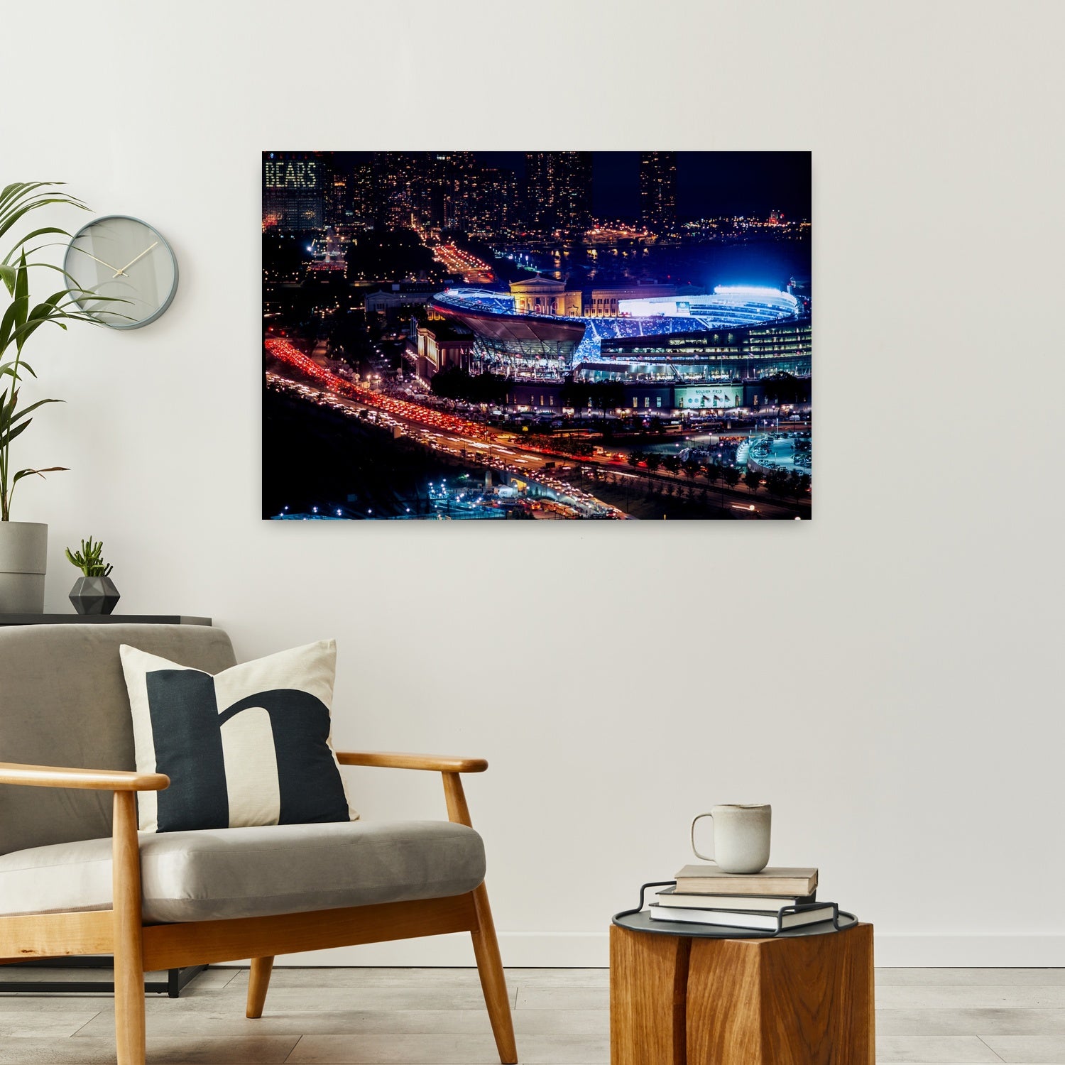 Chicago Sports Soldier Field at Night