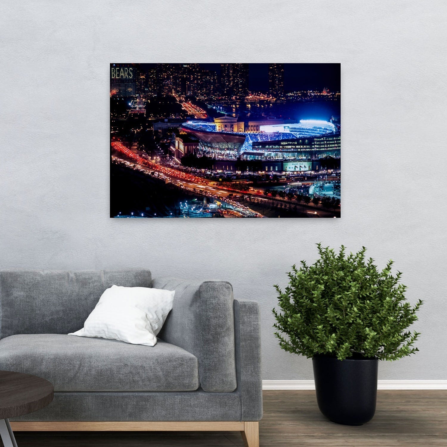 Chicago Sports Soldier Field at Night