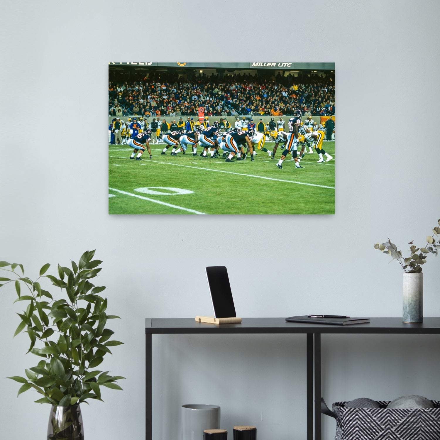 Chicago & Greenbay Sports Line of Scrimmage